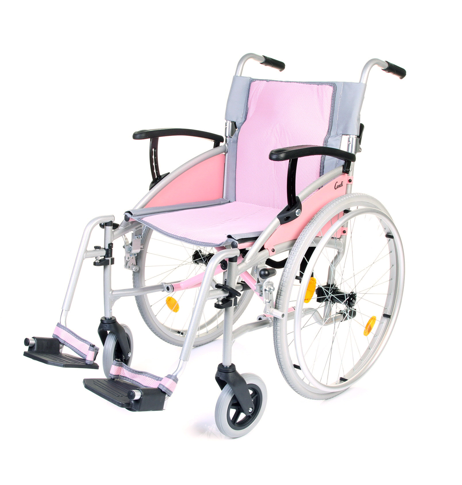 I-Go Candi Self Propelled Manual Wheelchair in Pink | CareCo